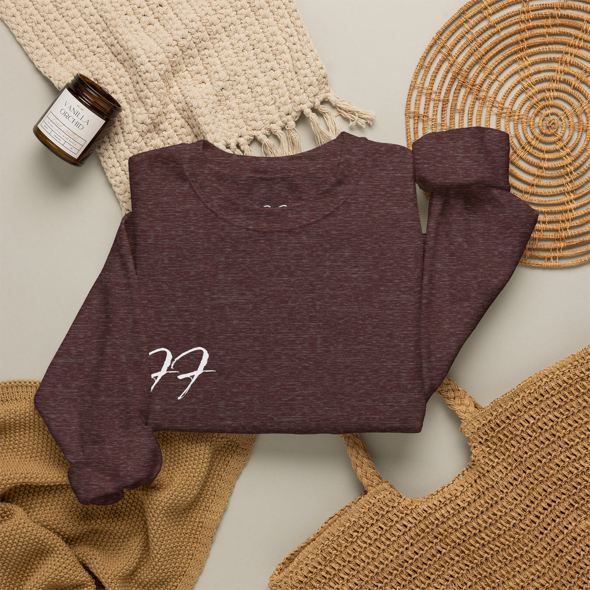 Fall Fashion Light/Dark Brown Crewneck
