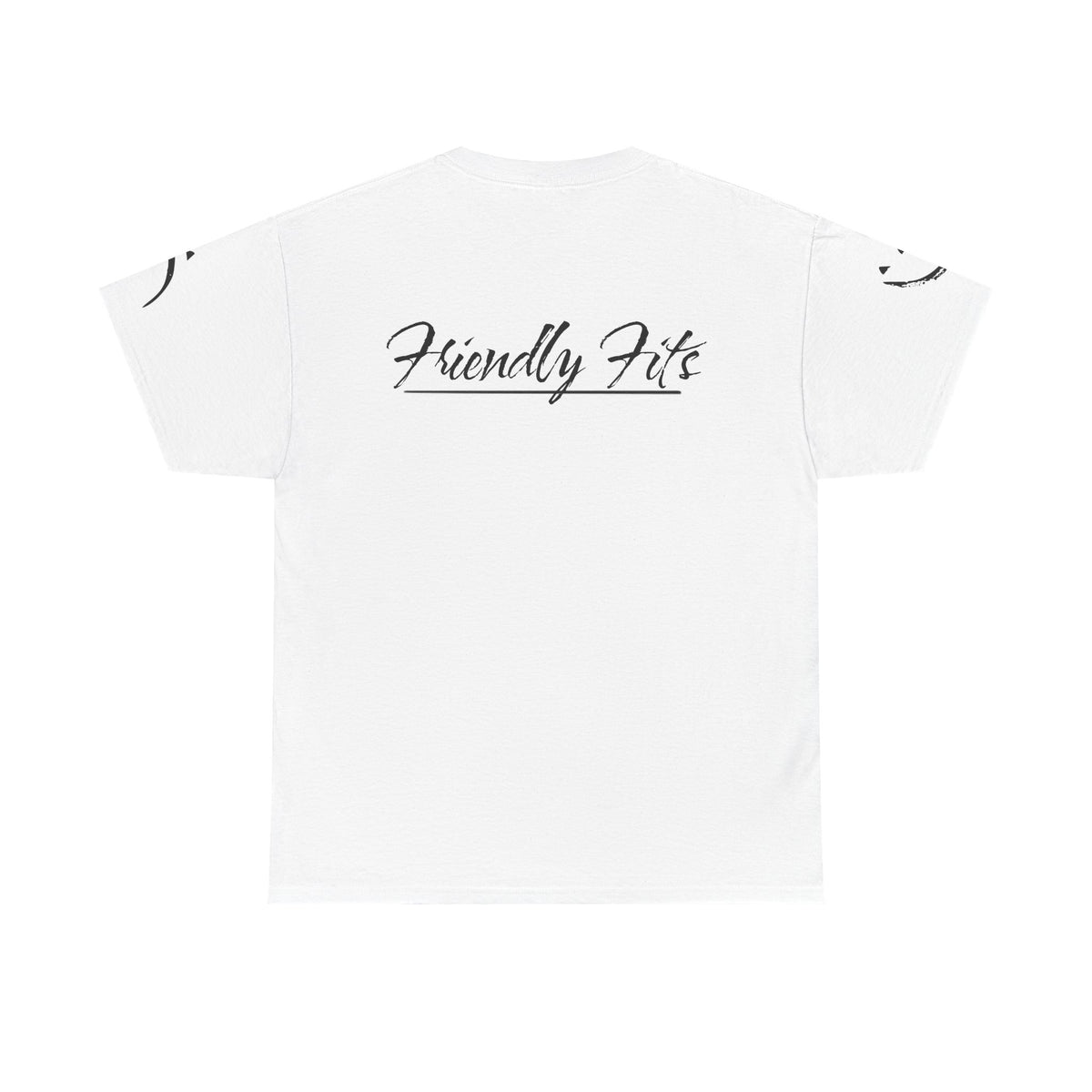Friendly Fits Minimalist Script Tee logo