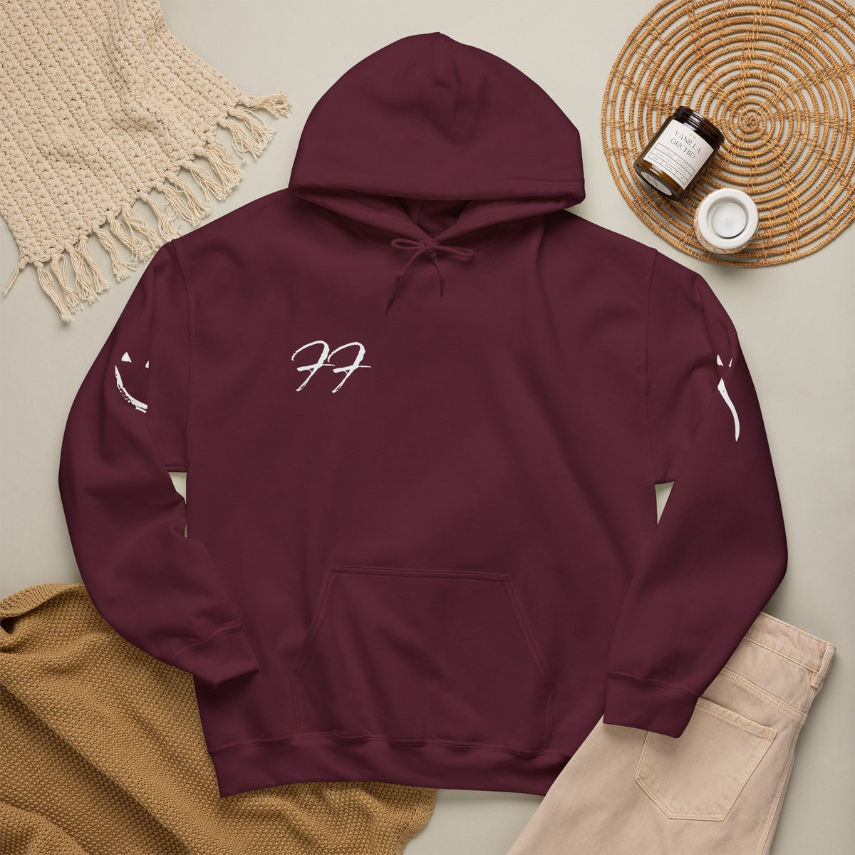 Fall Fashion Friendly Fits Hoodie Alternate Logo