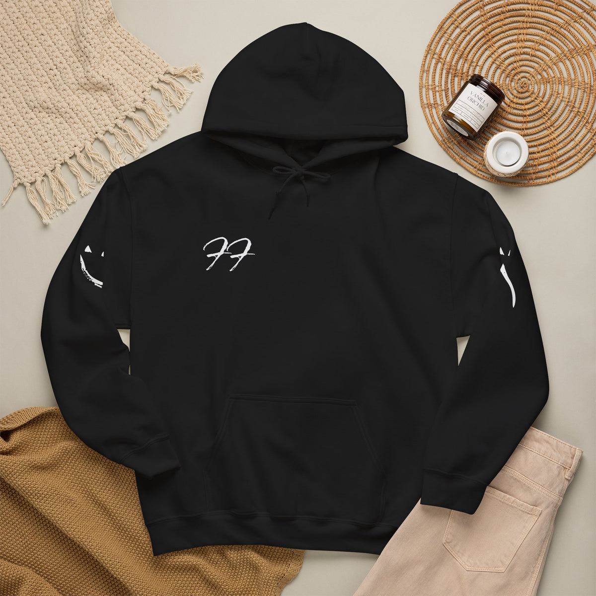 Minimalistic Friendly Fits Hoodie Alternate Logo